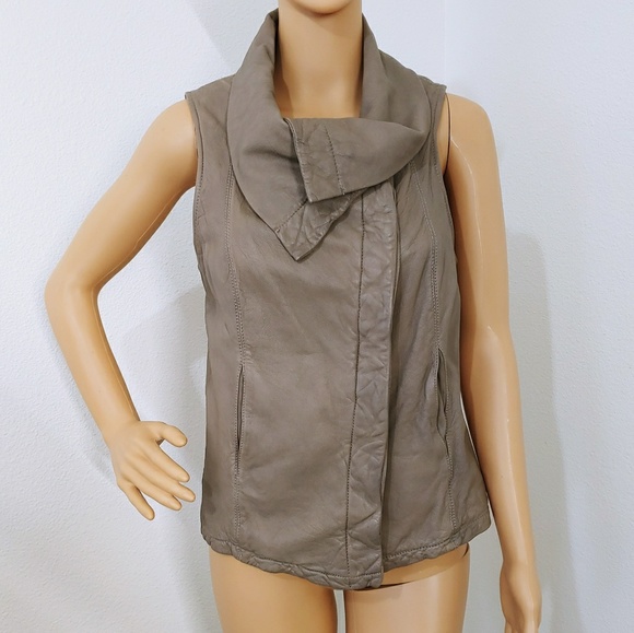 All Saints Jackets & Blazers - All Saints Leather Vest